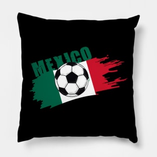 Mexico Soccer Mexico Futbol Football Mexican soccer Flag Jersey Pillow