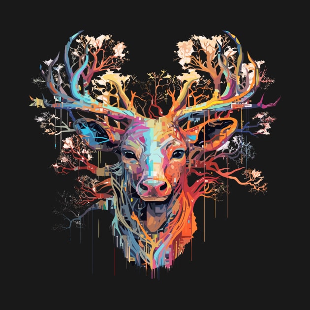 Stag Deer Animal World Wildlife Beauty Adventure by Cubebox