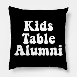 Kids Table Alumni Vintage Pillow