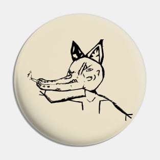 wolf Pin