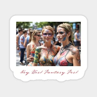 AI Art Fantasy Fest Key West Magnet