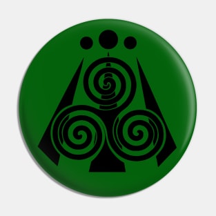 Awen and the Triskelion Pin