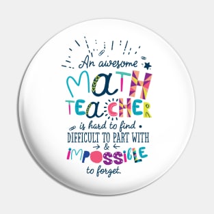An Awesome Math Teacher Gift Idea - Impossible to forget Pin