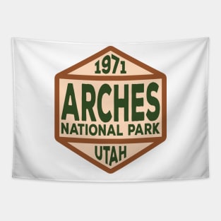 Arches National Park badge Tapestry