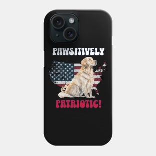 4th of July Independence Day Funny Design for Dog Lovers Phone Case