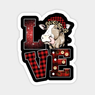 Love Cow Cows Magnet