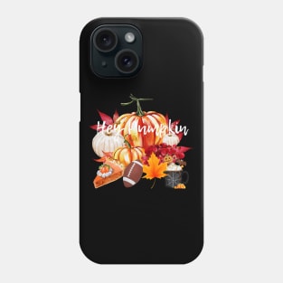 Hey Pumpkin - Holiday Gifts - Fall Vibes - Pumpkin Pie - Football - Fall Leaves - Pumpkin Spice Latte Phone Case