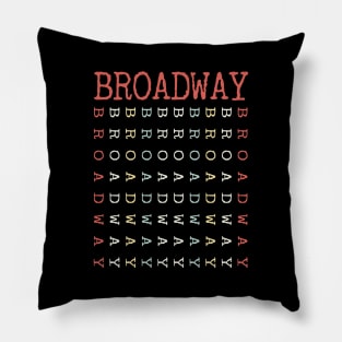 vintage Broadway Pillow