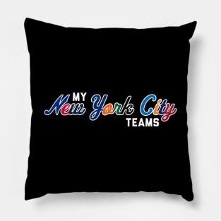 New York City Sports T-Shirt Pillow