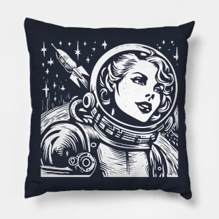 Astro Girl Pillow