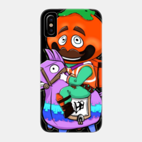 tomato head riding a llama phone case - j6 fortnite