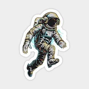 Colorfull Cartoon Astronaut Magnet