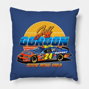 Jeff Gordon Flames 24 Legend Retro Pillow