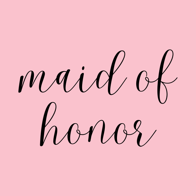 Maid of Honor Design - Bridal Party Squad by DIYitCREATEit