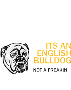 English Bulldog-Not A Freaking Shark Magnet