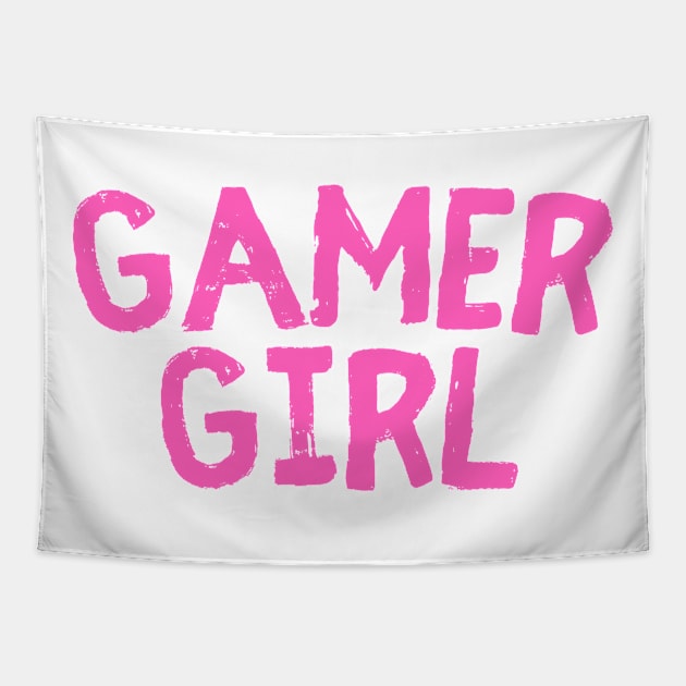 Gamer girl gamer gift saying Tapestry by ShirtyLife