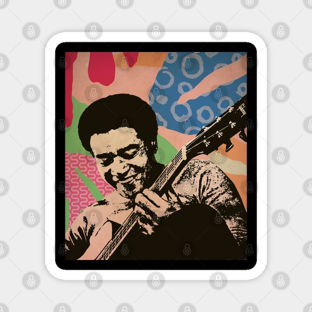 Vintage Poster - Bill Withers Style Magnet by Pickle Pickle