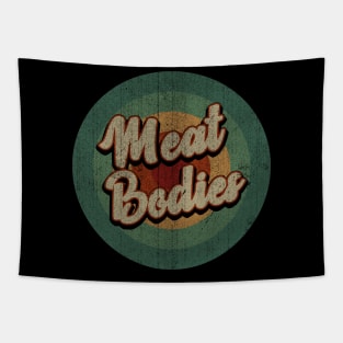 Circle Retro Vintage Meat Bodies Tapestry