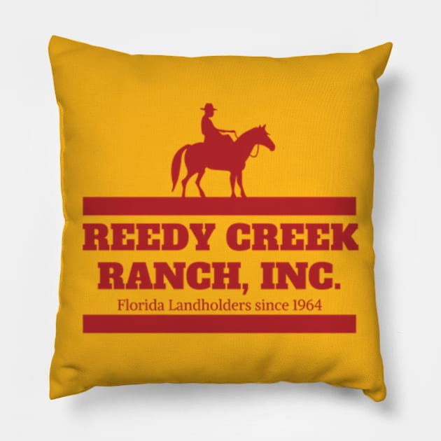 Reedy Creek Ranch, Inc. Pillow by nolatees