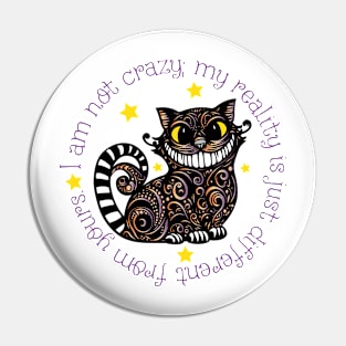 Cheshire Cat Pin