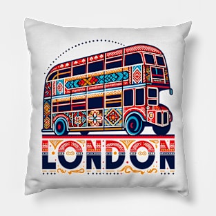 London Bus Pillow