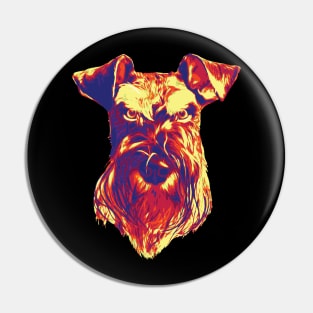 "Don't You Dare Mess With Me" Schnauzer Pin