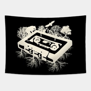 Retro Vintage Cassette Tapestry