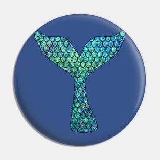 mermaid tail Pin