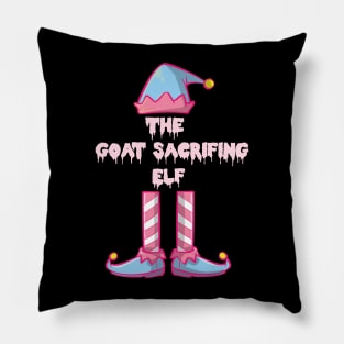 Pastel Goth Christmas Elf Kawaii Gothic Sarcastic Eboy Egirl Pillow