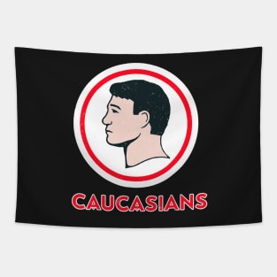 Caucasians Funny Vintage Caucasians Tapestry