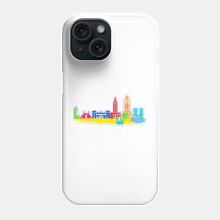 Miami skyline Phone Case