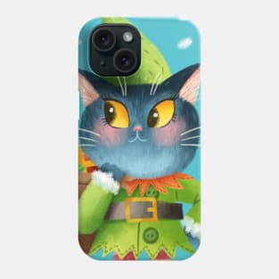 Happy Elf Cat Phone Case