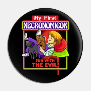 My first Necronomicon Fun with the Evil Witchcraft Pin