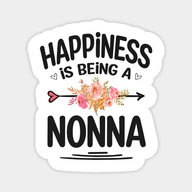 Nonna happiness is being a nonna Magnet by Bagshaw Gravity