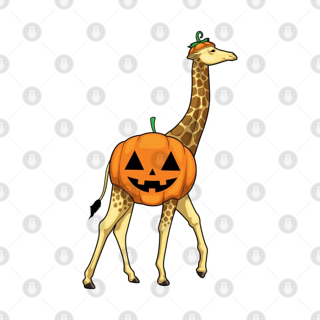 Giraffe Halloween Pumpkin by Markus Schnabel