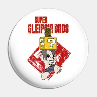 GLEIPNIR: SUPER GLEIPNIR BROS (WHITE&GRUNGE) Pin