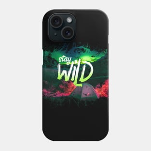 stay wild - campfire mountains aesthetic Phone Case