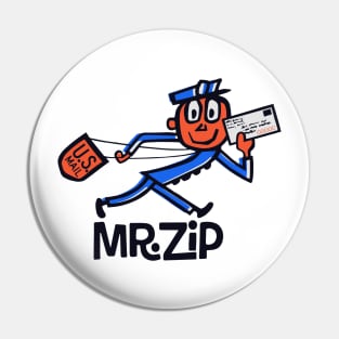 Mr. Zip 'Zippy' - USPS - Postal Service - Retro Pin