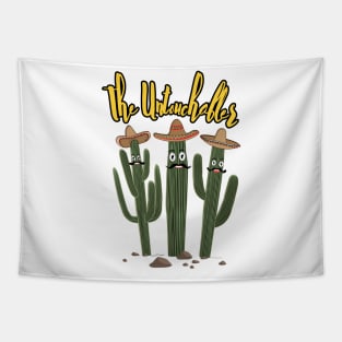 The Untouchablers Here Funny Cactus Tapestry