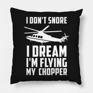 HELICOPTER: Flying My Chopper Gift Pillow