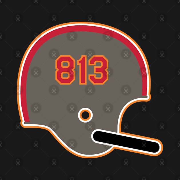 Tampa Bay Buccaneers 813 Helmet by Rad Love