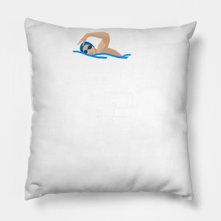 Love swimming Pillow