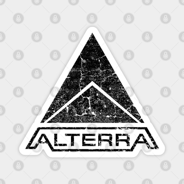 ALTERRA subnautica black logo Magnet by FbsArts