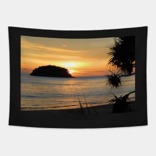 Sunset on Kata Beach, Phuket, Thailand Tapestry