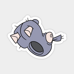 Hippo head Mascot Magnet