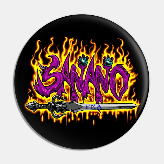 Sanano Barbarian Sword Pin by Shawnsonart