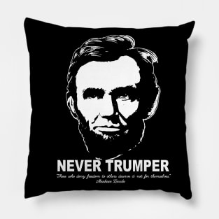 Never Trumper Never Trump 2024 Lincoln Freedom Pillow