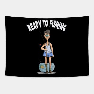 ready to fishing Tapestry