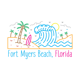 Fort Myers Beach Souvenir Gift T-Shirt