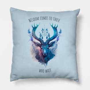 Watercolor Deer | Motivational Quotes | Elk Pillow